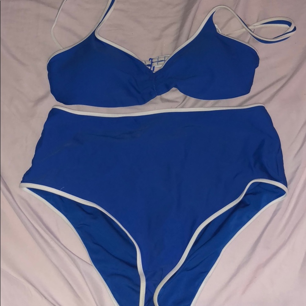 Aerie high waisted two piece suit